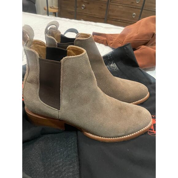 Freebird Men’s Palmer Pull On Suede Boot Taupe Leather/Suede Upper Size 10 main image 5